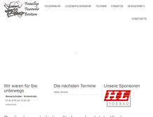 Tablet Screenshot of feuerwehr-broitzem.de